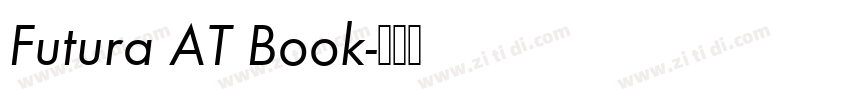 Futura AT Book字体转换